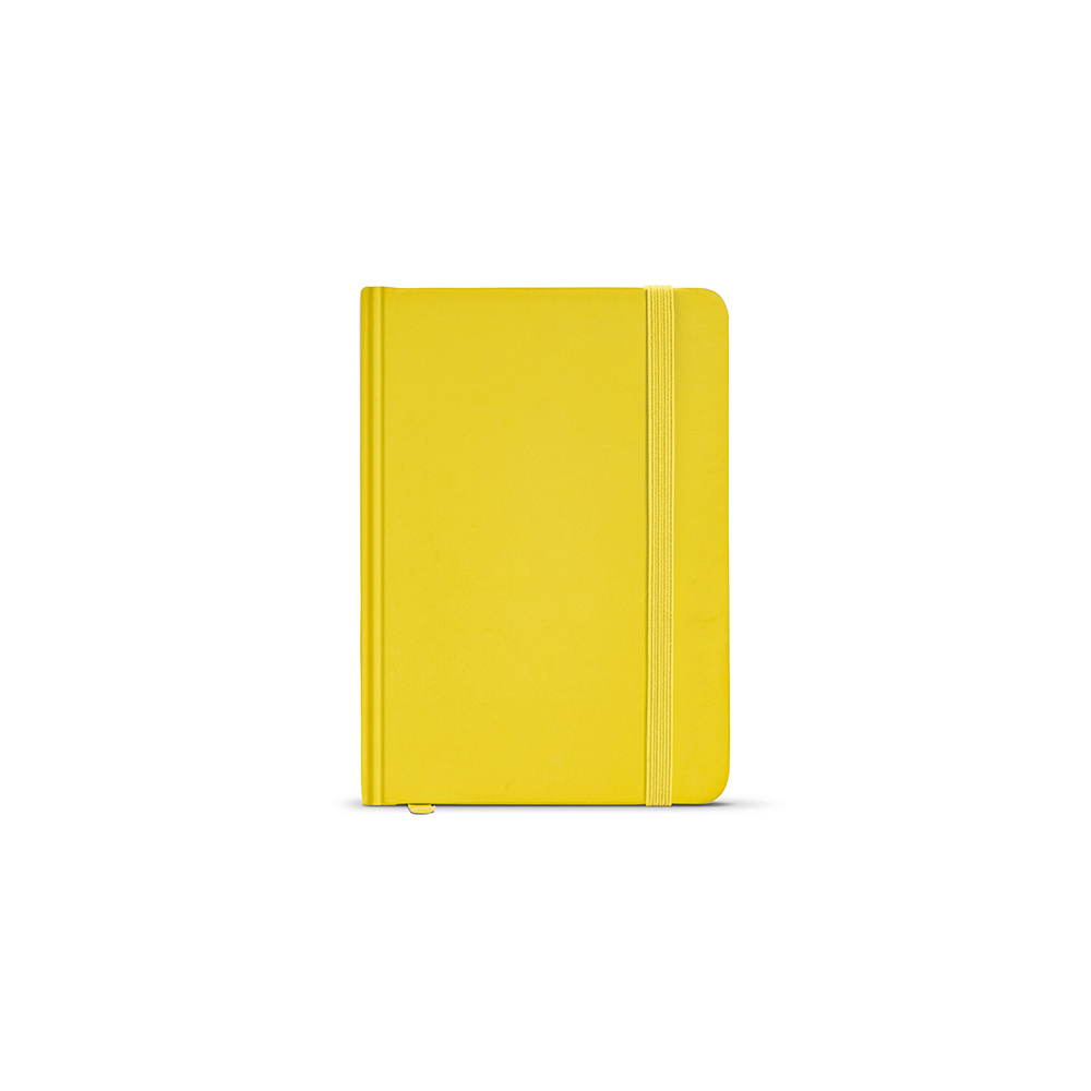 Carnet A6 rigide promotionnel Marquez Jaune foncé
